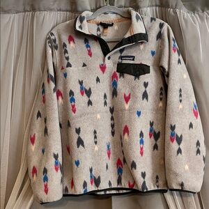 Patagonia Synchilla Pullover Sweater Womens Small Fleece Aztec Outdoors